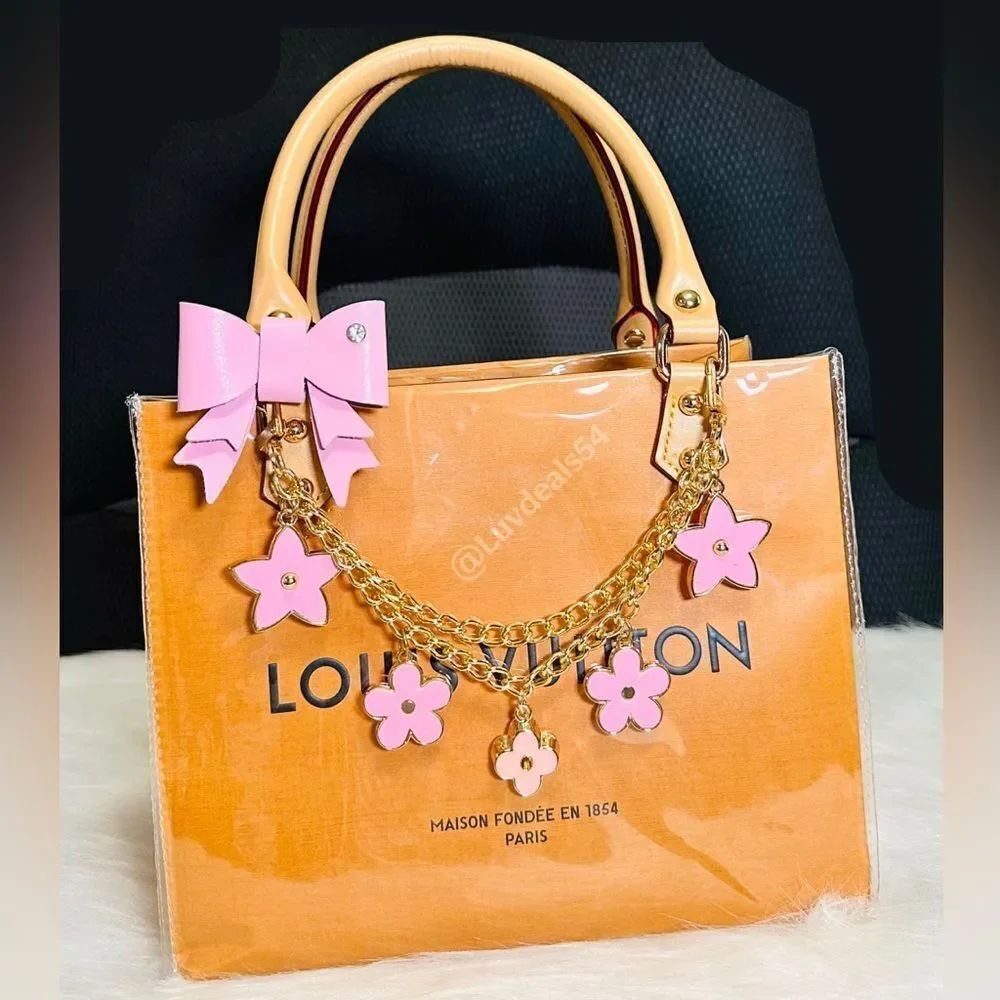 Louis Vuitton Vibrant Orange Tote Small Size 8.5" x 7"x4"